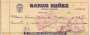 CHEQUE CUBA BANCO NUNEZ AG. HOLGUIN 1955