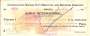 CHEQUE MÉXICO BANCO INTERNACIONAL AG. C. MÉXICO 1896 SELO FISCAL