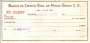 CHEQUE BANCO DE CRÉD. REAL DE M. GERAIS AG. TRÊS RIOS 1960'S