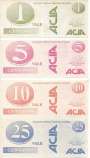 CP001.1 Assoc. Coml. e Indl. de Araras 1,5,10 e 25 Cent. 1994 S