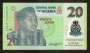 NIGERIA P034 20 NAIRA 2007 FE PLASTICO