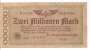 ALEMANHA PS1012 2.000.000 MARK 1923 SOB FERROVIA