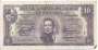 URUGUAI P037d 10 PESOS 1939 MBC SÉRIE C