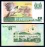 CINGAPURA P10 5 DOLLARS 1972 FE AVES