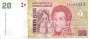ARGENTINA P355 20 PESOS(E) 2000 MBCS