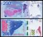 ARGENTINA PNEW 200 PESOS(A) 2015 FE BALEIA