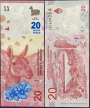 ARGENTINA PNEW 20 PESOS(A) 2016 FE ANIMAL