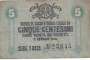 ITÁLIA PM01 5 CENT. 1918 MBC OCUP. AUSTRÍACA