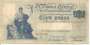 ARGENTINA P255 100 PESOS 1935 MBCS LETRA C