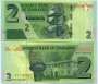 ZIMBÁBUE PNEW 2 DOLLARS 2019 FE LANÇAMENTO