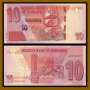 ZIMBÁBUE PNEW 10 DOLLARS 2019 FE LANÇAMENTO