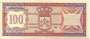 ANTILHAS HOLANDESAS P19 100 GULDEN 1981 SFE