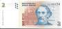 ARGENTINA P346 2 PESOS 2002 MBCS+ A PESOS COVERT