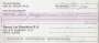 CHEQUE BANCO LAR BRASILEIRO 1970\'S AG. P. ALEGRE AZUL/ROSA