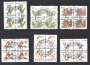 1989 Rhm 669/674 Flores Brasileiras Quadras Carimbo Cbc 1º Dia