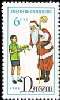 C-0626 Natal 1968 papai Noel e Menino