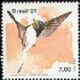 C-1198 Aves Brasileiras Beija-Flores Chifre de Ouro